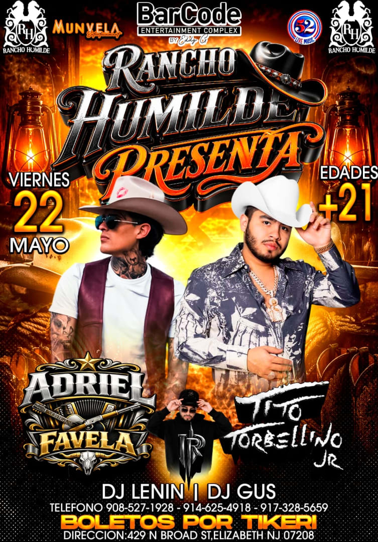 Adriel Favela y Tito Torbellino Jr en BarCode Entertainment Complex