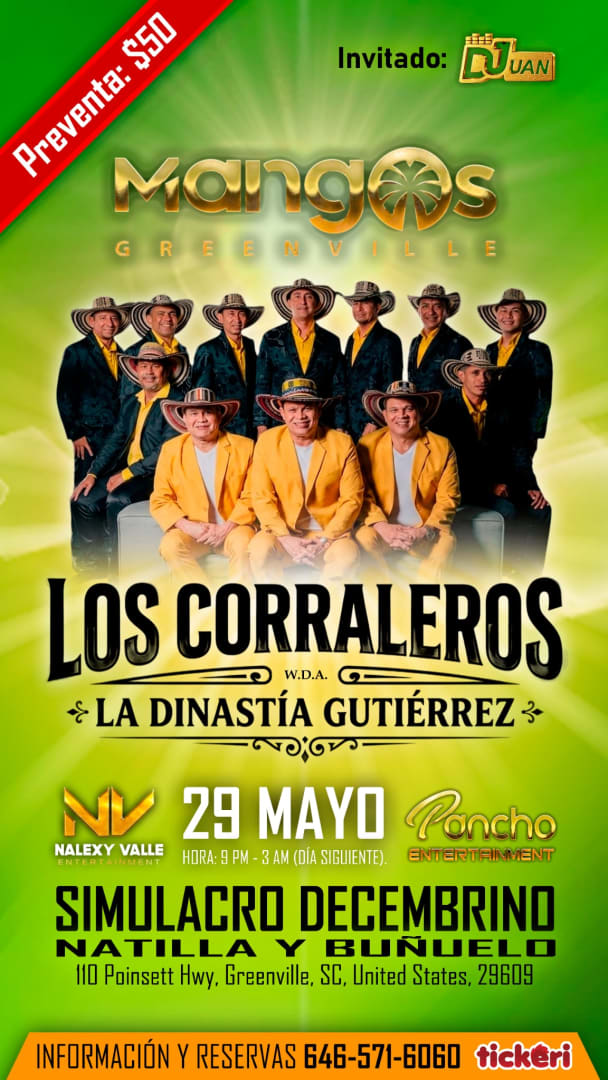 DECEMBER DRILL WITH THE ORIGINAL CORRALEROS DINASTIA GUTIÉRREZ IN MANGOS GREENVILLE