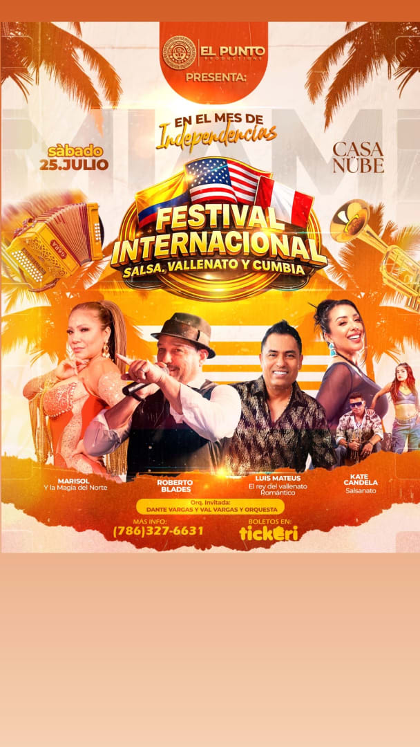 INTERNATIONAL SALSA,VALLENATO AND CUMBIA FESTIVAL