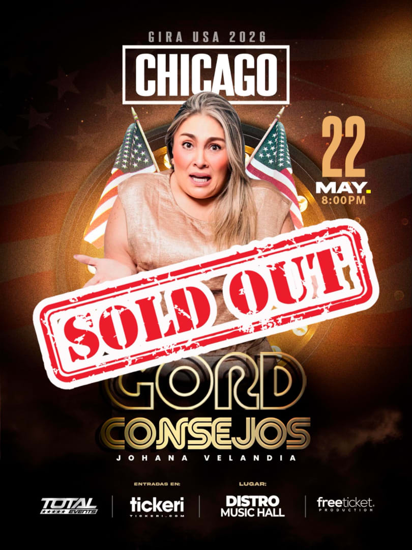GORDCONSEJOS - Johana Velandia -La Gorda - STAND UP COMEDY - CHICAGO
