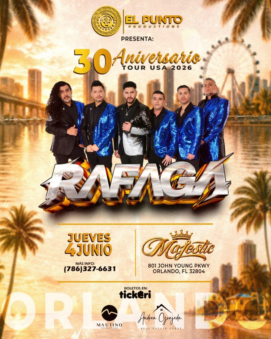 RAFAGA EN ORLANDO – 30TH ANNIVERSARY TOUR 🔥