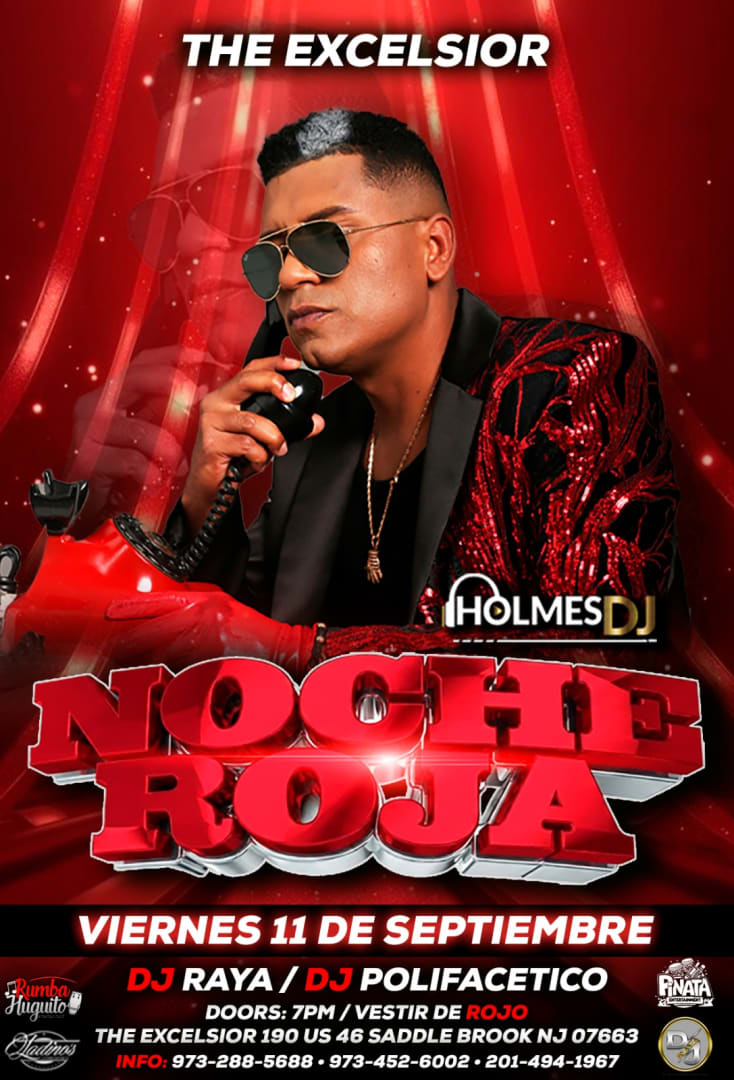 DJ HOLMES NOCHE ROJA