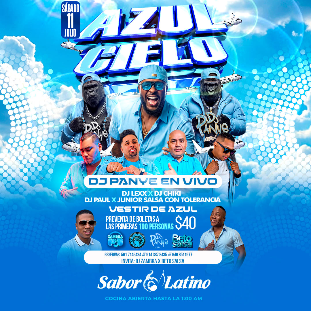SKY BLUE PARTY | Latin flavor