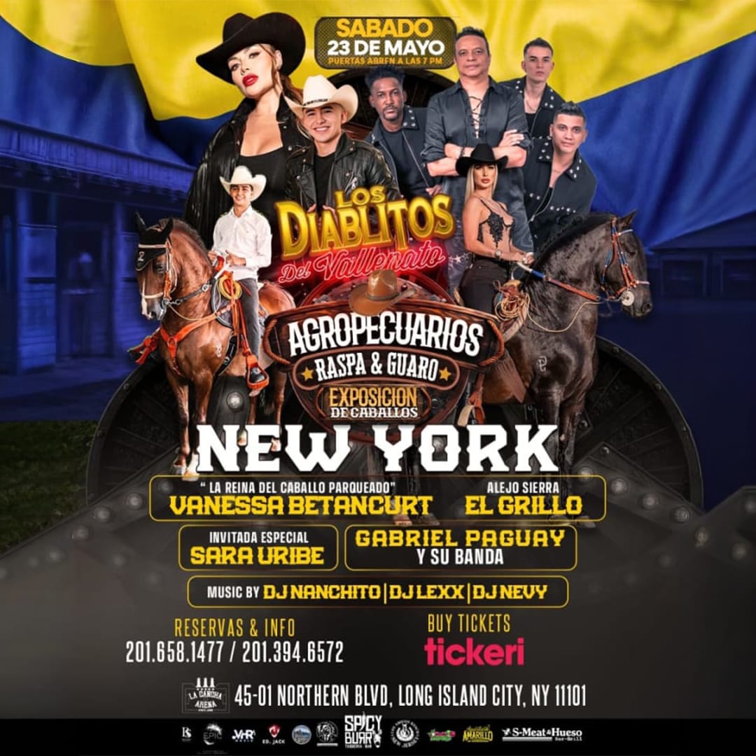 Ranchenato Agropecuario “NEW YORK” with Los Diablitos del Vallenato in Concert
