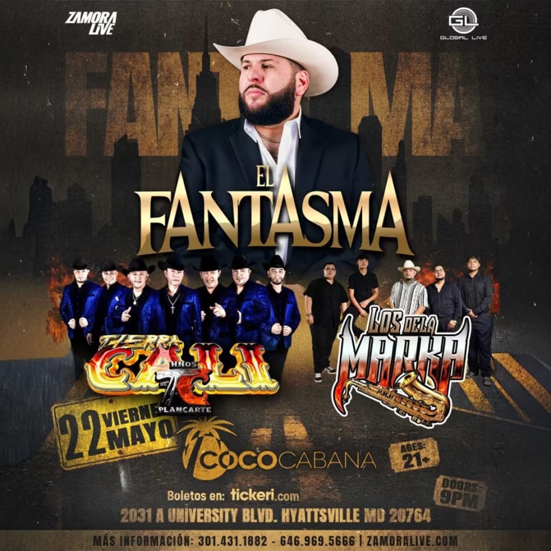 The Phantom, Tierra Cali & Los de la Marka in Maryland