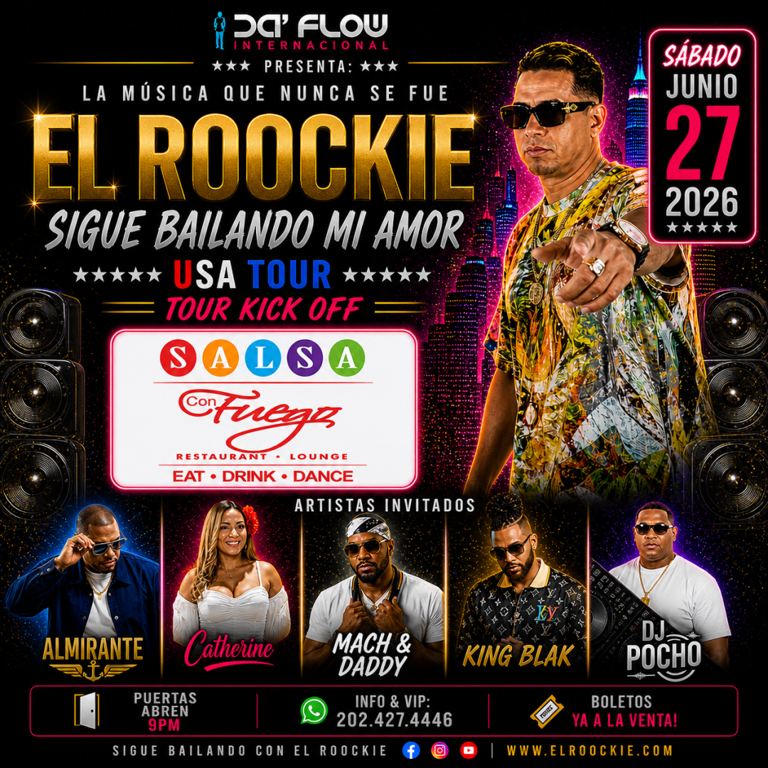 El Roockie Continues Dancing My Love Tour in THE BRONX NY