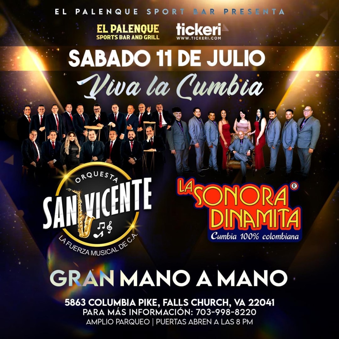 ORQUESTA SANVICENTE Y LA SONORA DINAMITA EN TARIMA !!!