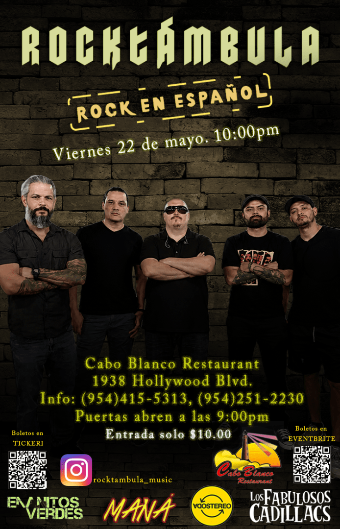The party was organized with ROCKTAMBULA at Cabo Blanco Restaurant Hollywood!