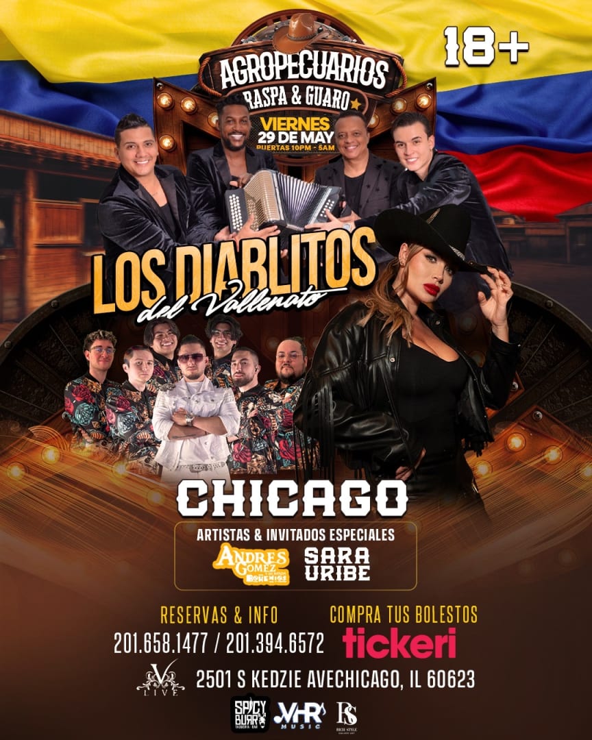 Ranchenato Agropecuario “CHICAGO” with Los Diablitos del Vallenato in concert