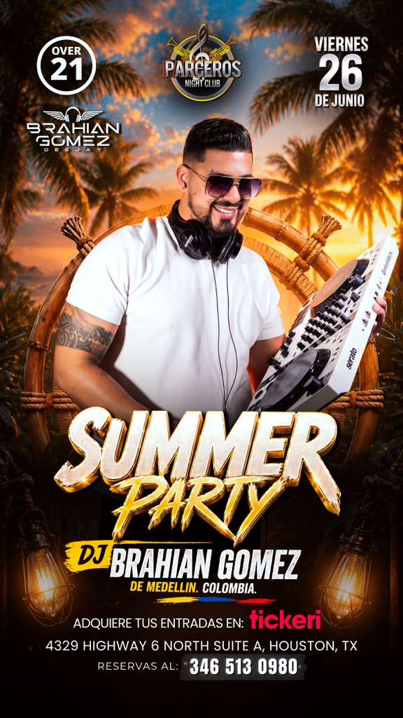 Summer Party DJ Brahian Gomez