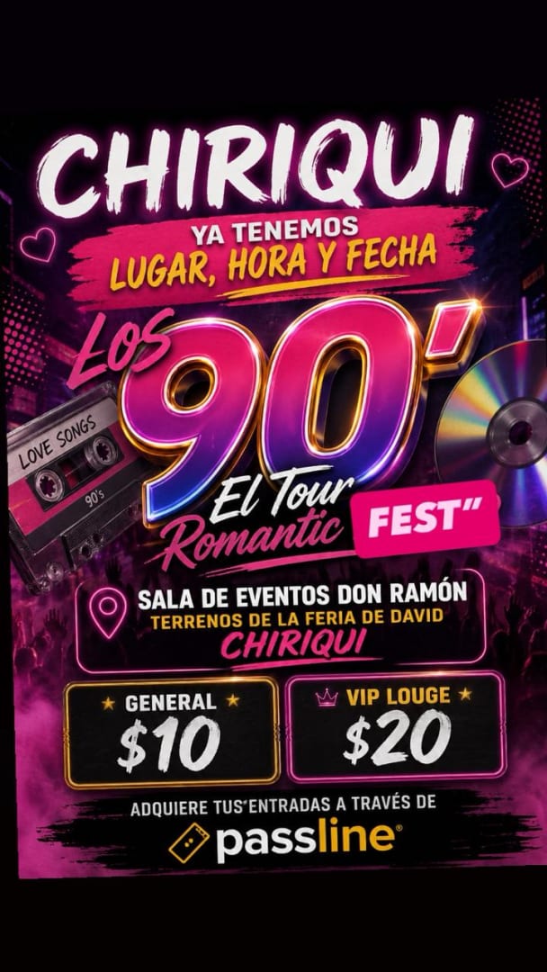 The 90s The Romantic Tour with Almirante, Catherine, Big Dario, Baby Karen, Oneil, and Angel Phas
