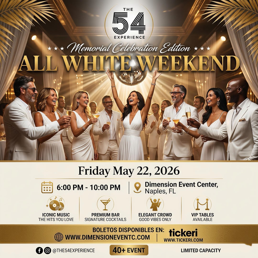 The 54 Experience by Dimension - All White Weekend