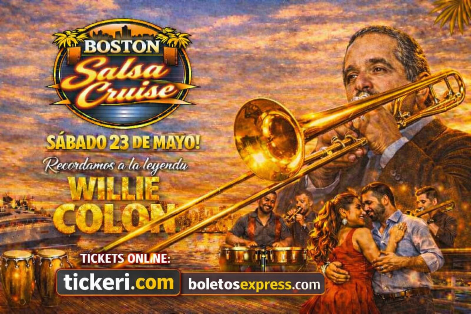 Boston Salsa Cruise Presenta La Bienvenida del Verano!