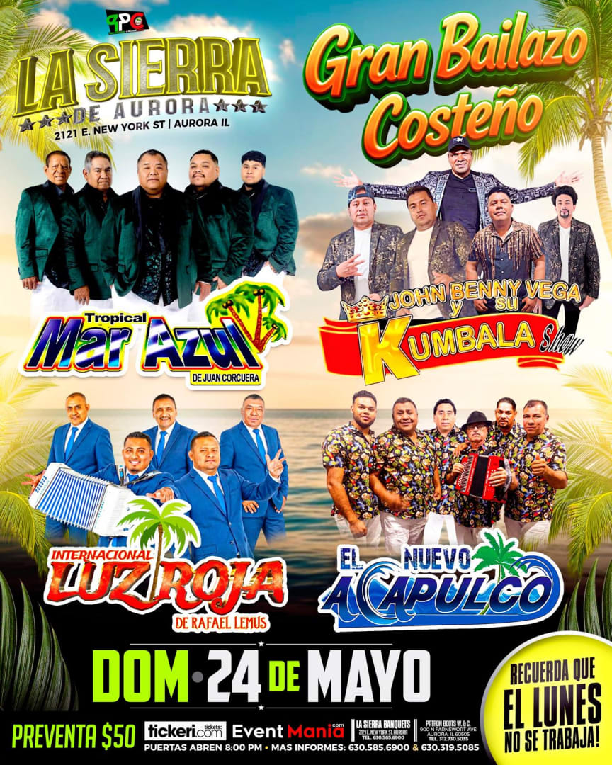 Great Coastal Dance in Aurora with Mar Azul, Kumbala Show and more