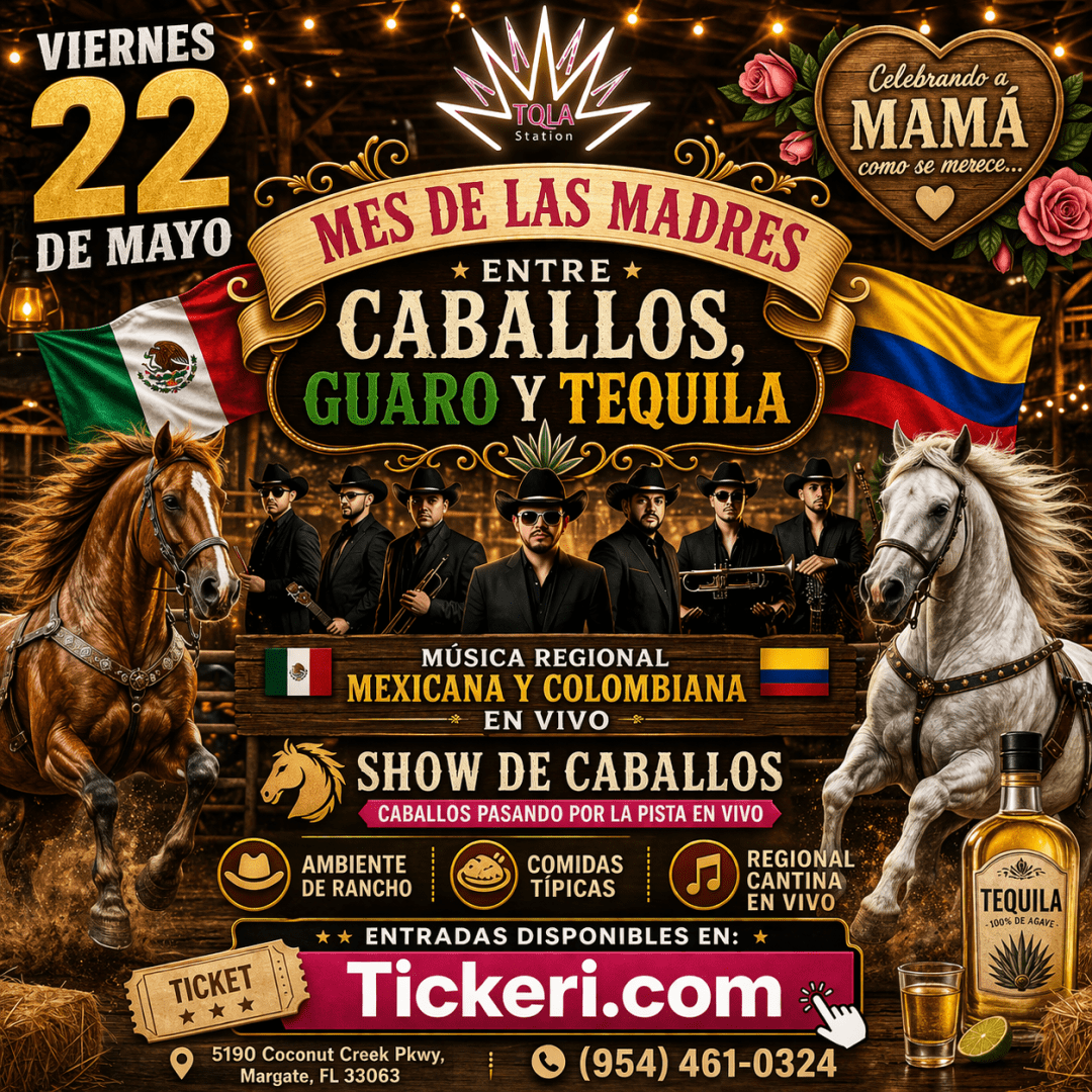 Guaro horses and tequila in Broward (Tqla Station)