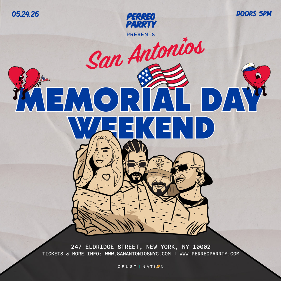 MEMORIAL DAY WEEKEND - Latin Party at San Antonios NYC