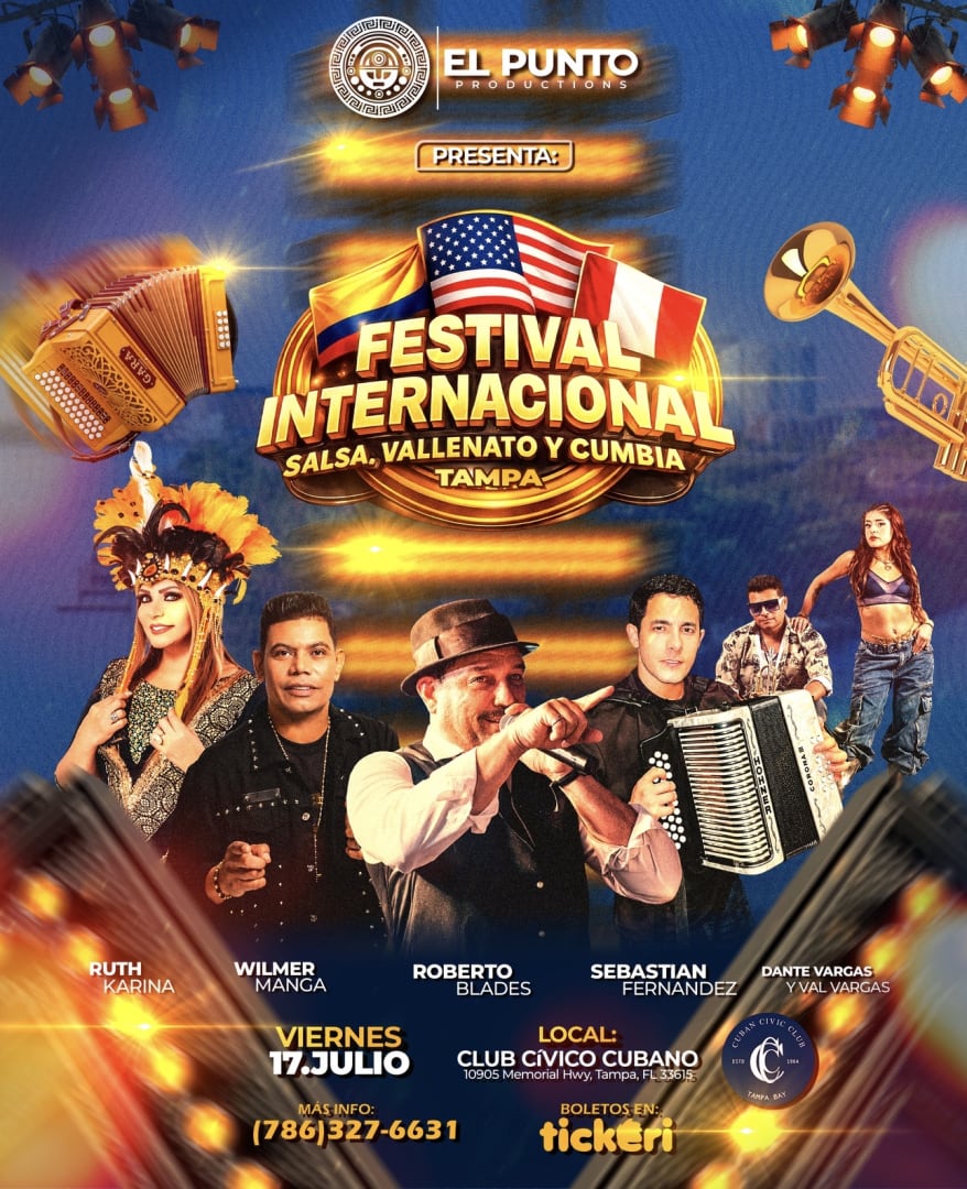 Festival Internacional Salsa Vallenato y cumbia Tampa