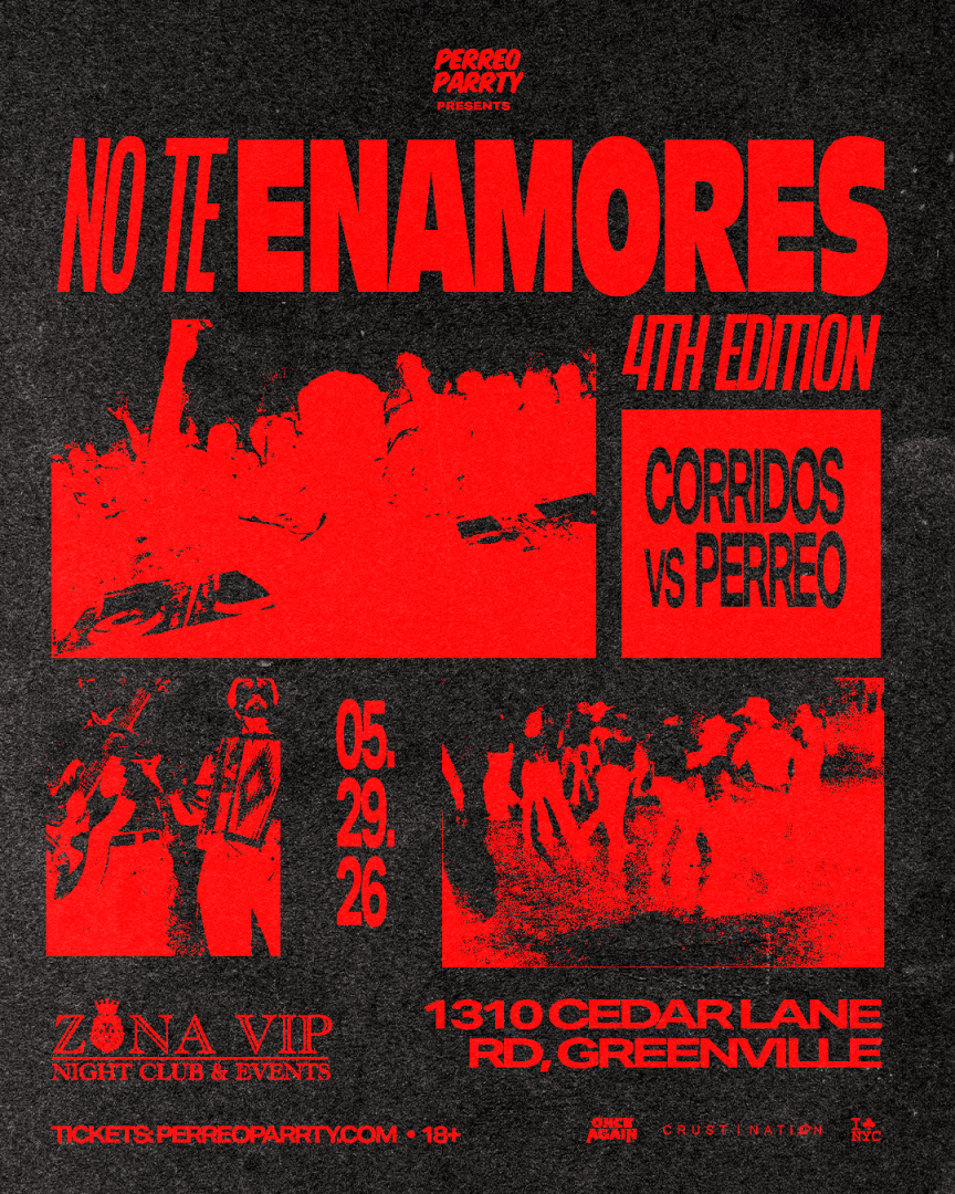 DON'T FALL IN LOVE FEST 4 - Corridos v Reggaeton Greenville Warehouse Party 18+