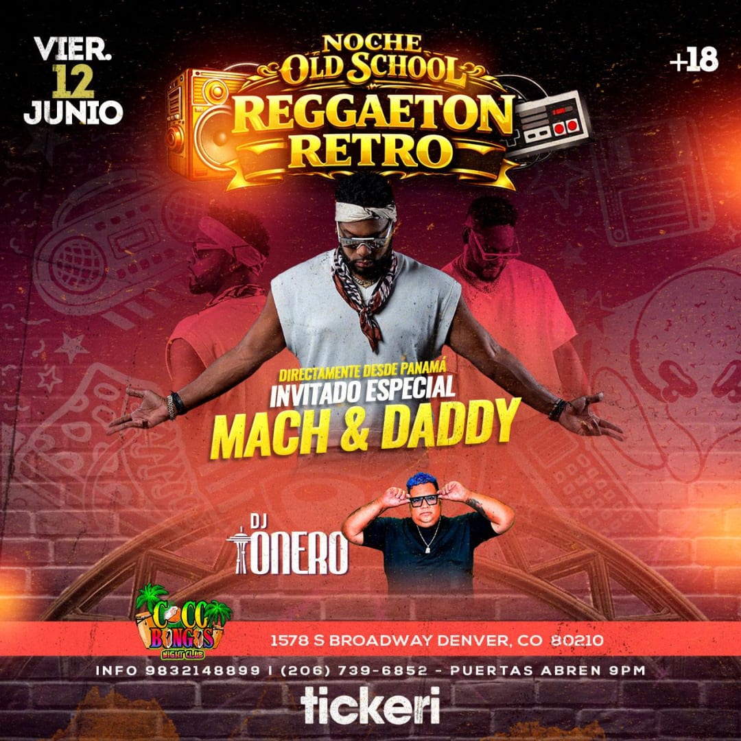 Reggaeton Retro guest artist Mach & Daddy in Denver