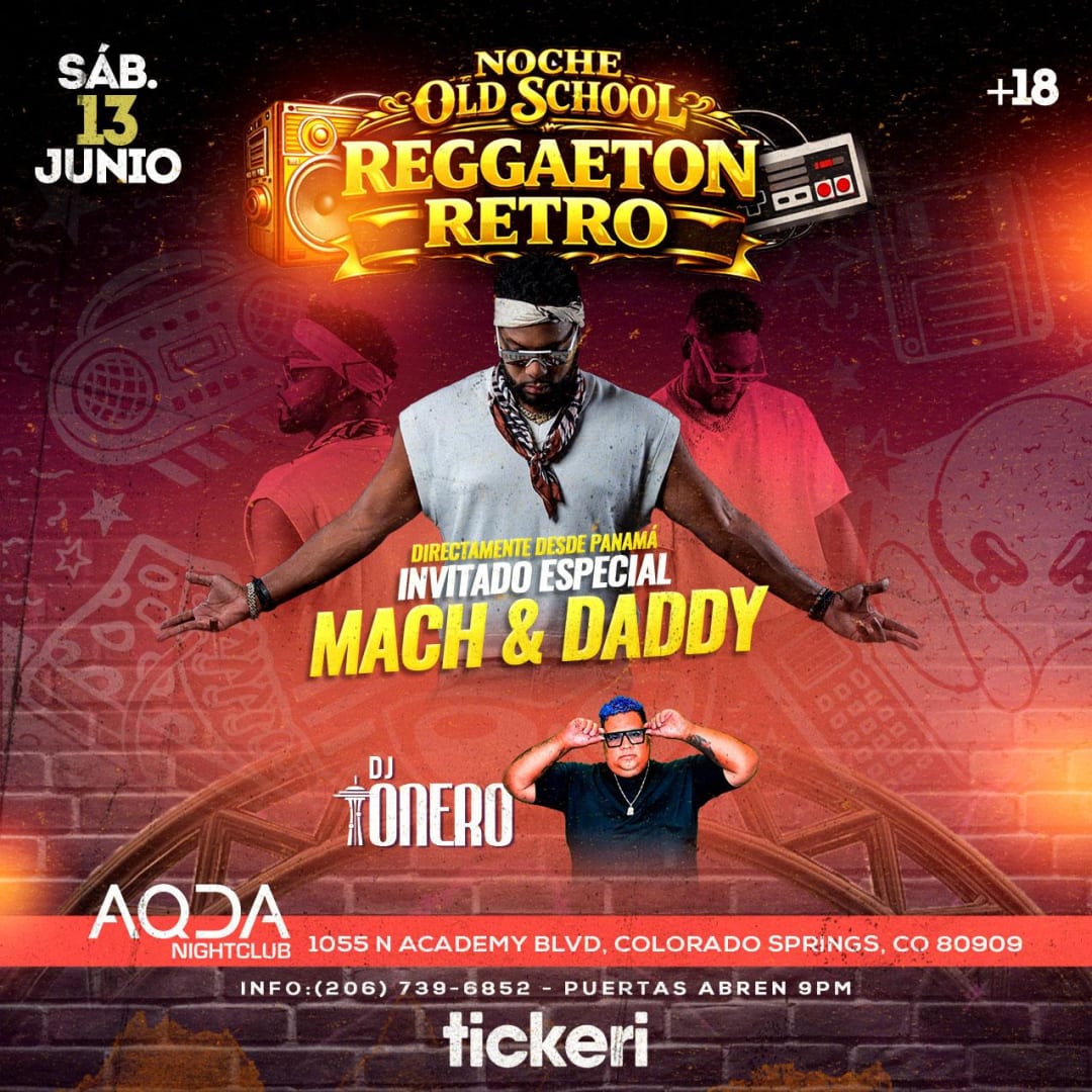 Reggaeton Retro guest artist Mach & Daddy Colorado Springs