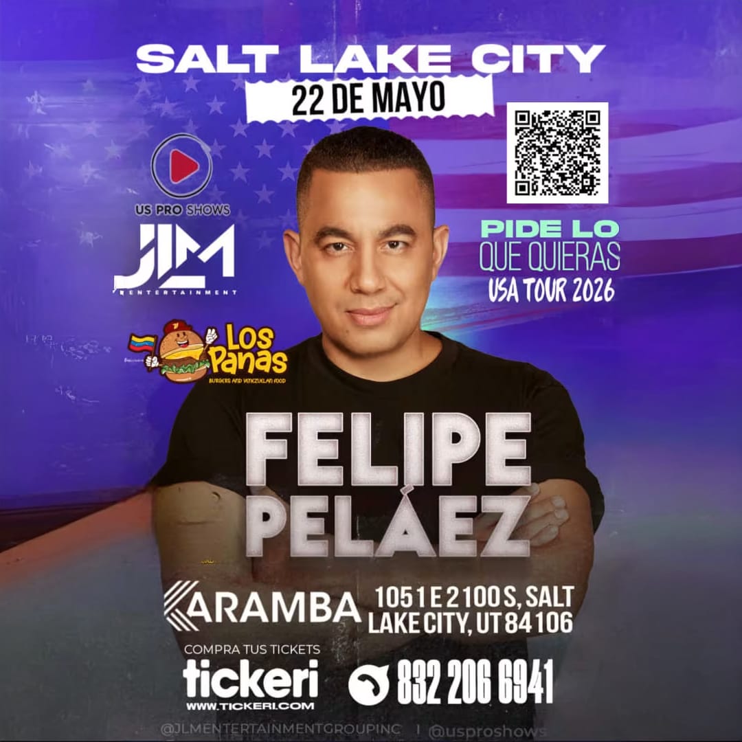 Felipe Pelaez in concert in Salt Lake City!