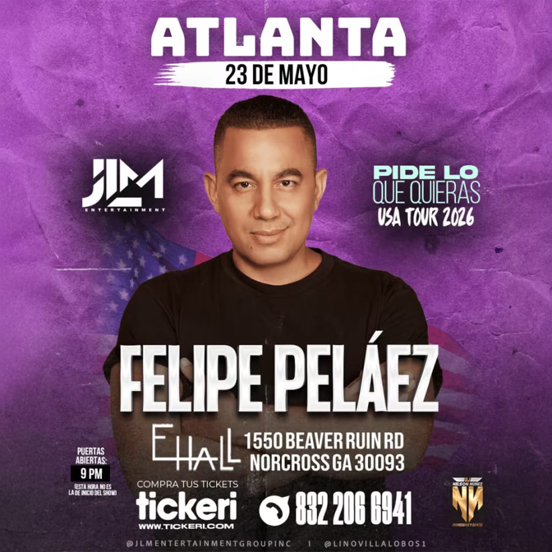 FELIPE PELÁEZ ¡En Concierto! - Atlanta (Georgia)