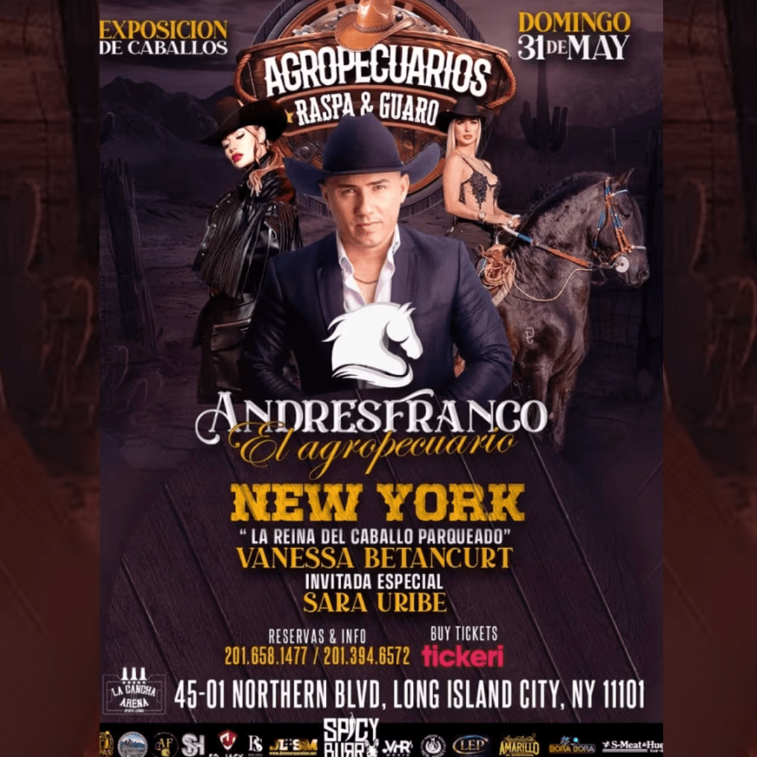 Raspa y Guaro Farmers with Andres Franco in Concert “New York”