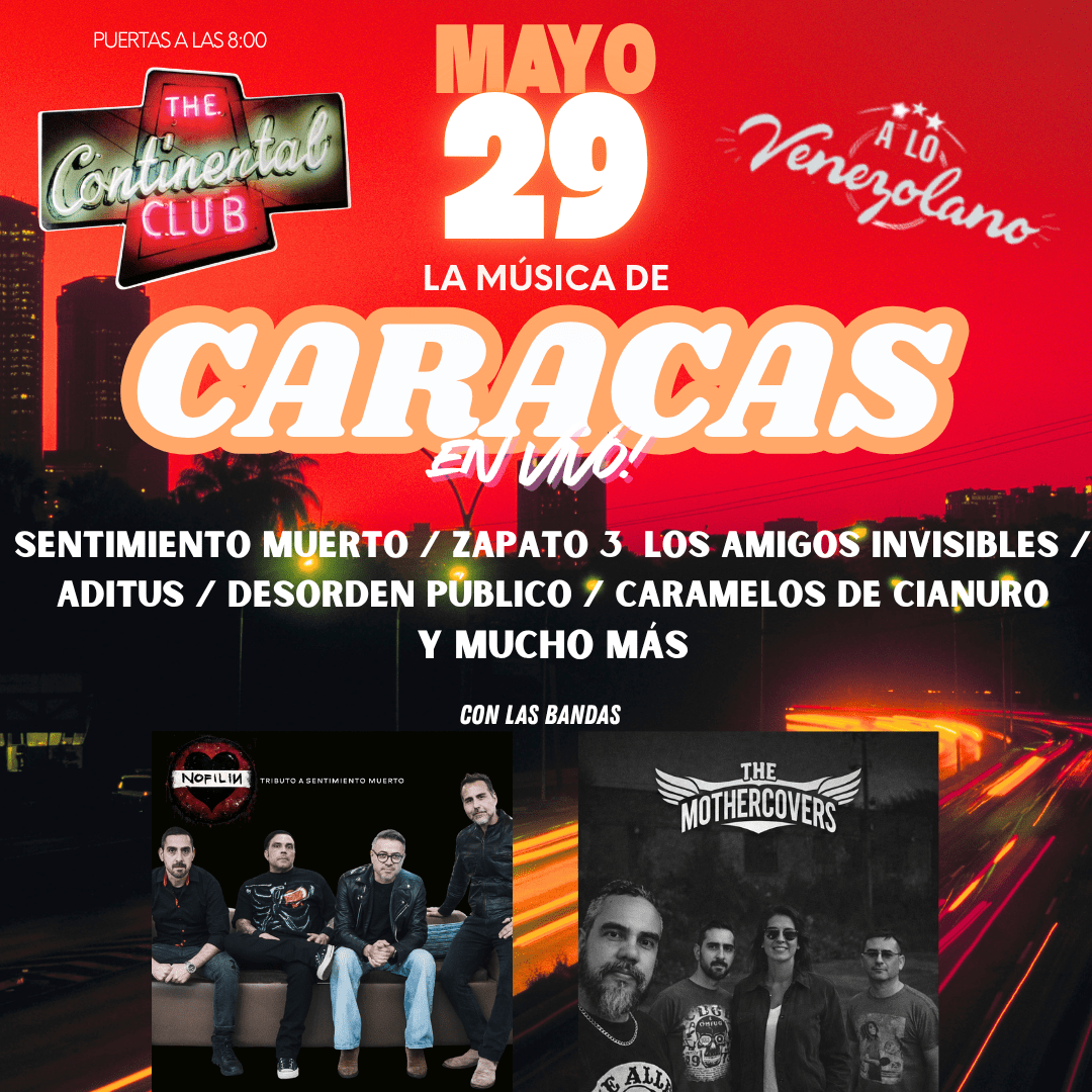 Venezuelan Spanish Rock Night in Houston TX.