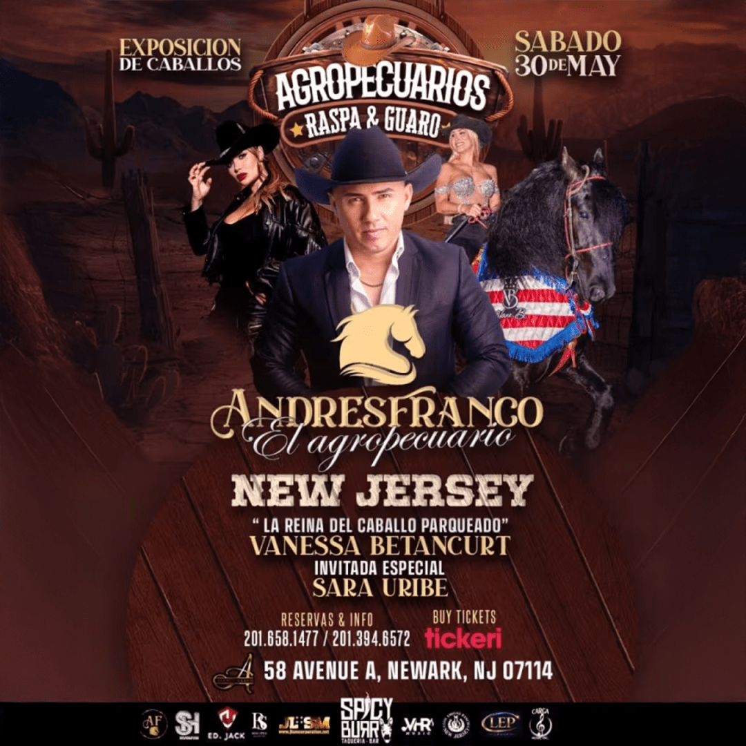 Raspa y Guaro Farmers with Andres Franco in Concert “New Jersey”