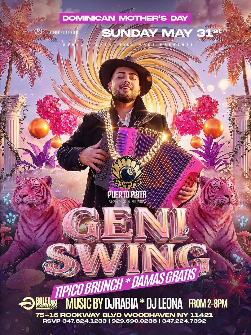 DOMINICAN MOTHER'S DAY TIPICO BRUNCH FEATURING GENI SWING