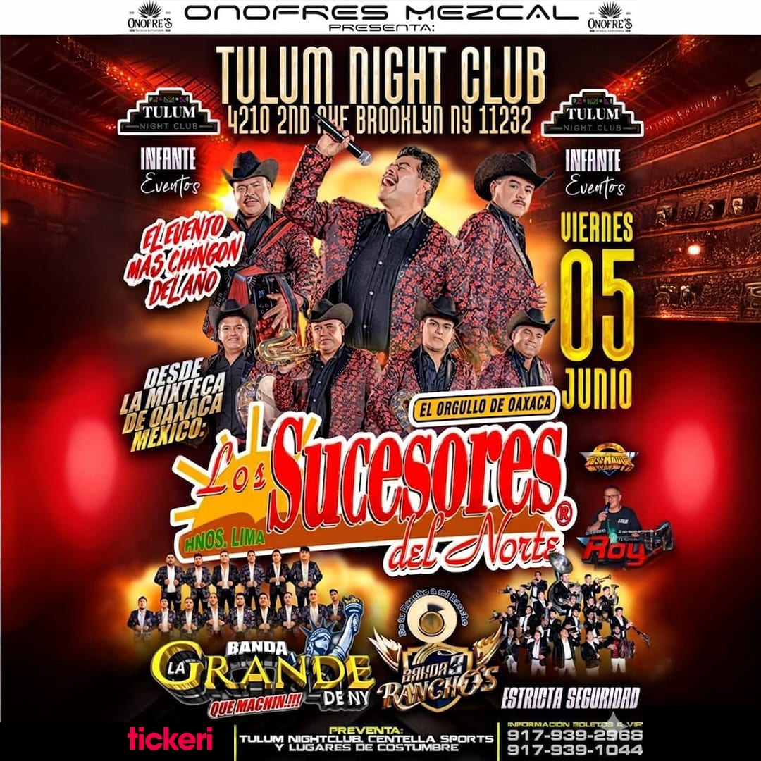 Los Sucesores del Norte & Banda la Grande de NY and many more in concert