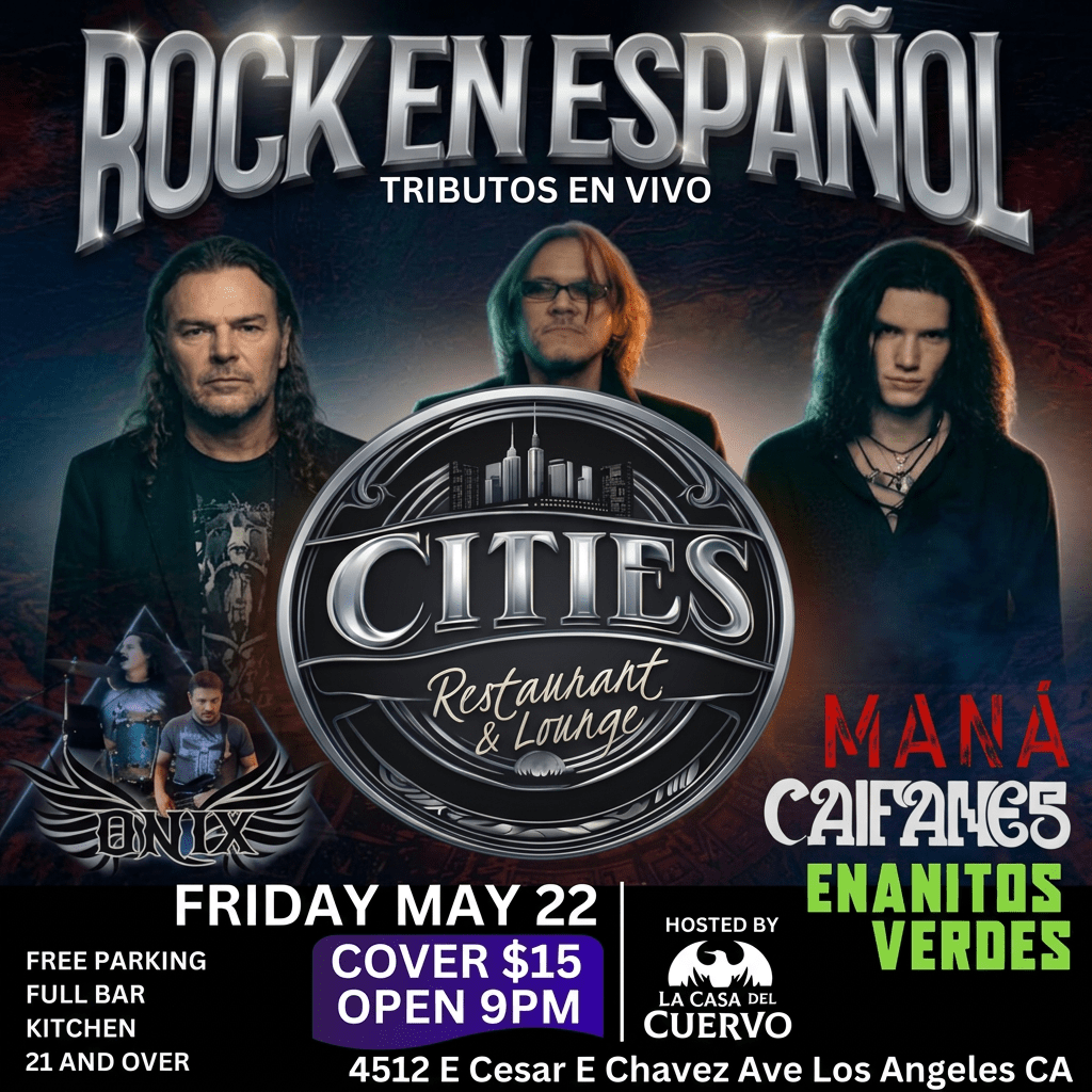 Mana, Caifanes, Enanitos Verdes Tributos En Vivo en East LA @ Cities