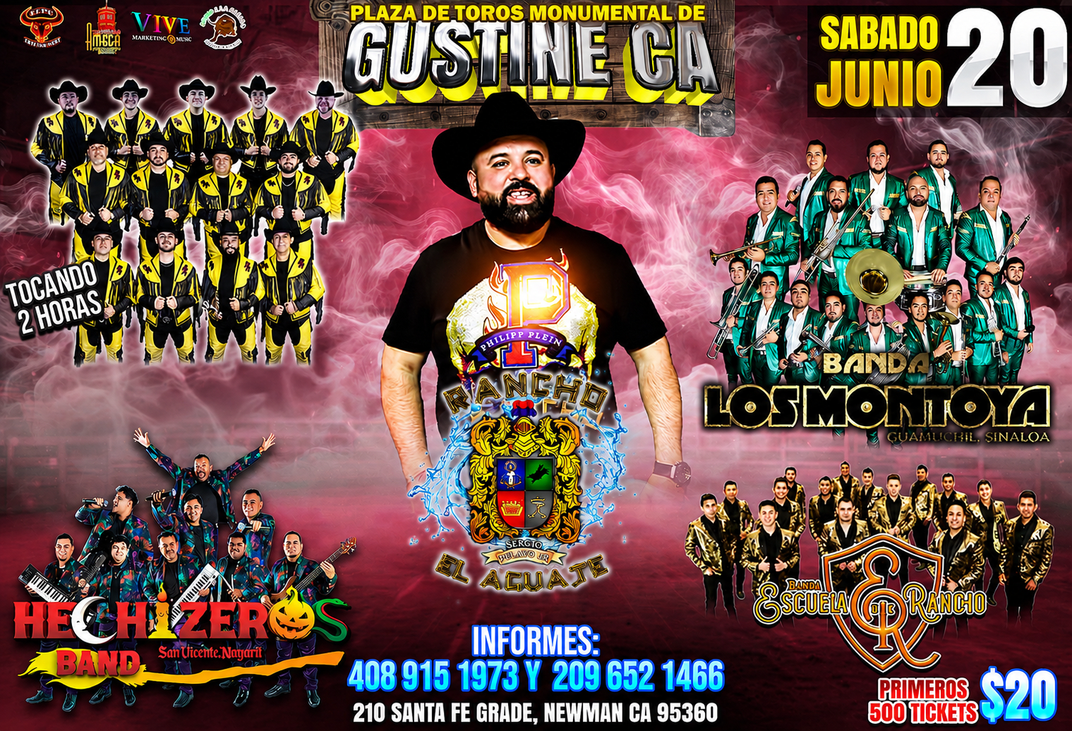 Los Montoya Band, Hechizeros Band and many more live