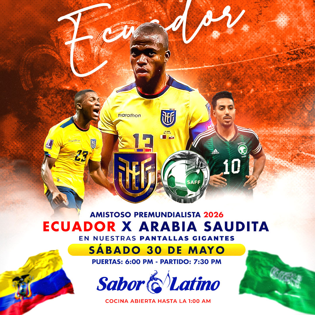 ECUADOR VS SAUDI ARABIA | IN LATIN FLAVORS NY
