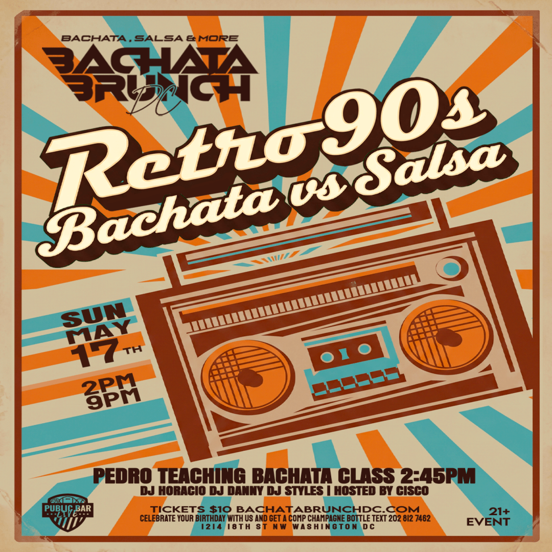 Edición Brunch Bachata Retro 90s