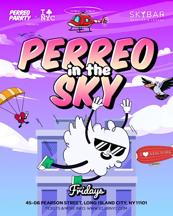 PERREO in the SKY - Fiesta de baile latino y reggaetón en la azotea NUEVA YORK