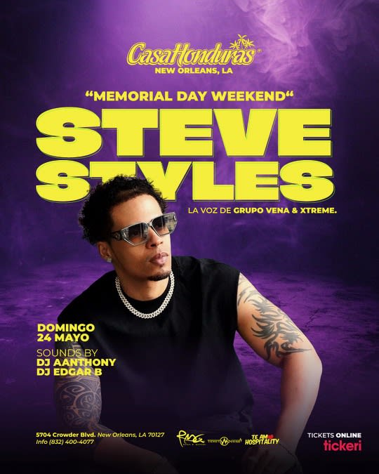 STEVE STYLES THE VOICE OF THE XTREME AND VENA GROUP
