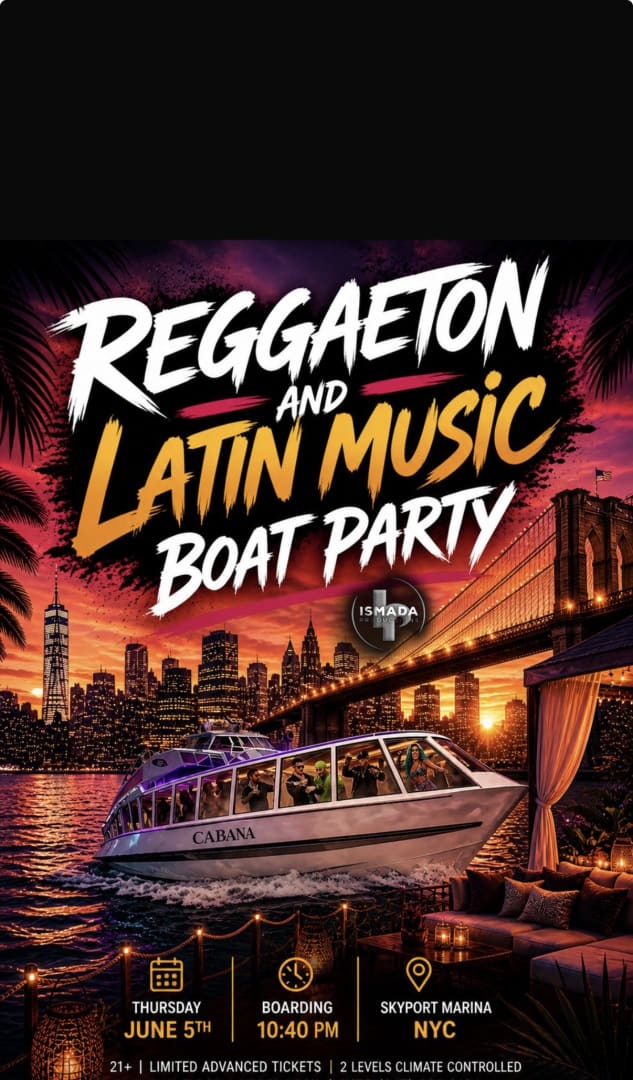Latin boat party