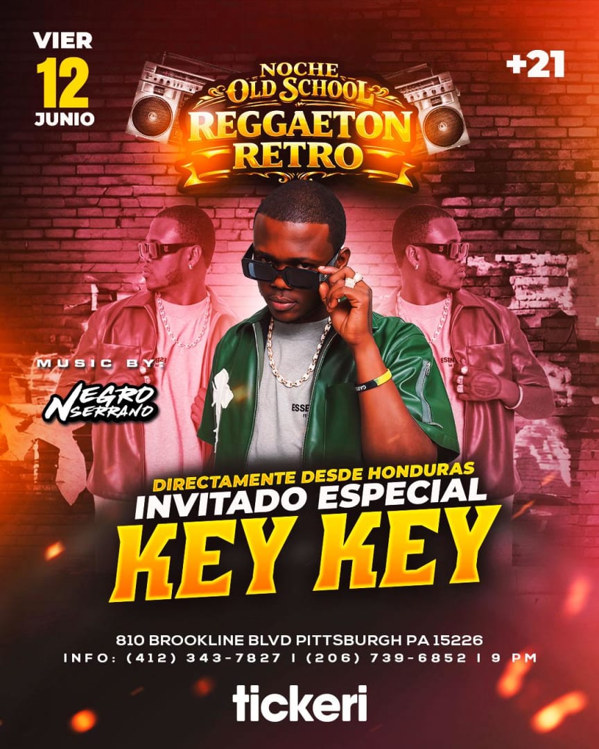 Reggaeton Retro Artista Invitado Key Key Pittsburg