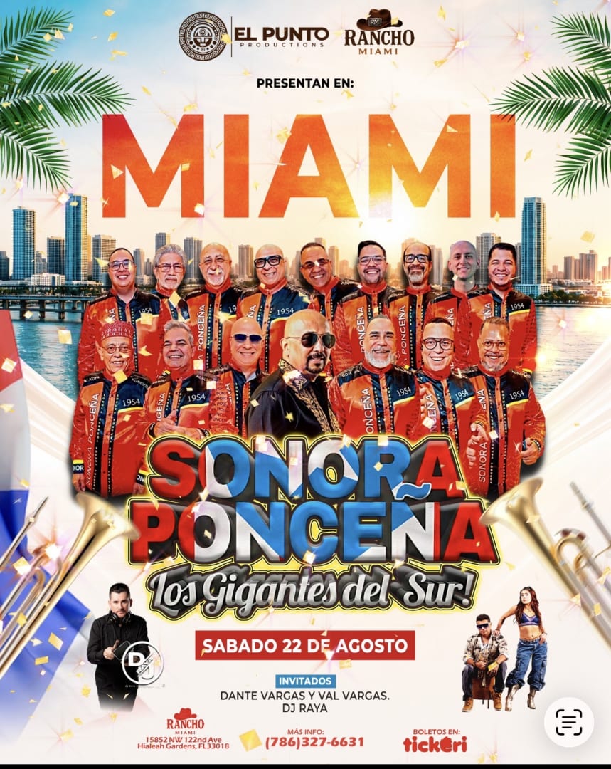LA SONORA PONCEÑA IN MIAMI