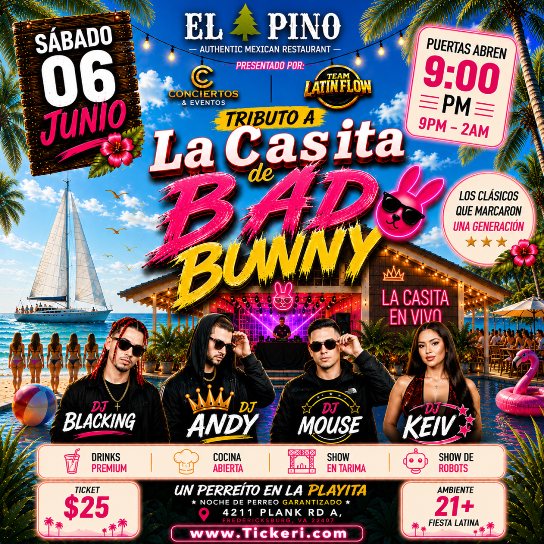 Tribute to Bad Bunny's La Casita - El pino Fredericksburg