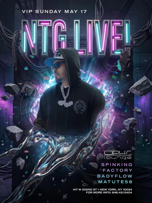 VIP Sundays NTG Live With DJ Spinking At Opus Lounge