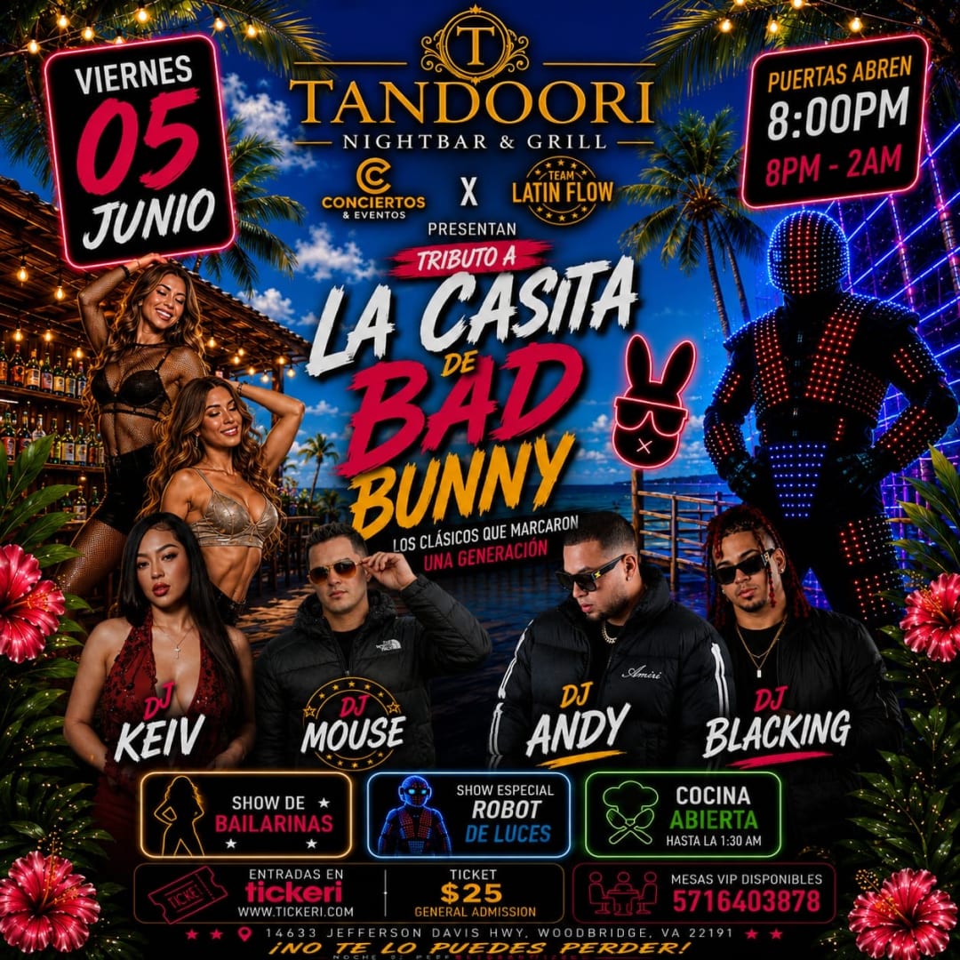 Tributo a la Casita de Bad Bunny - Tandoori Woodbridge