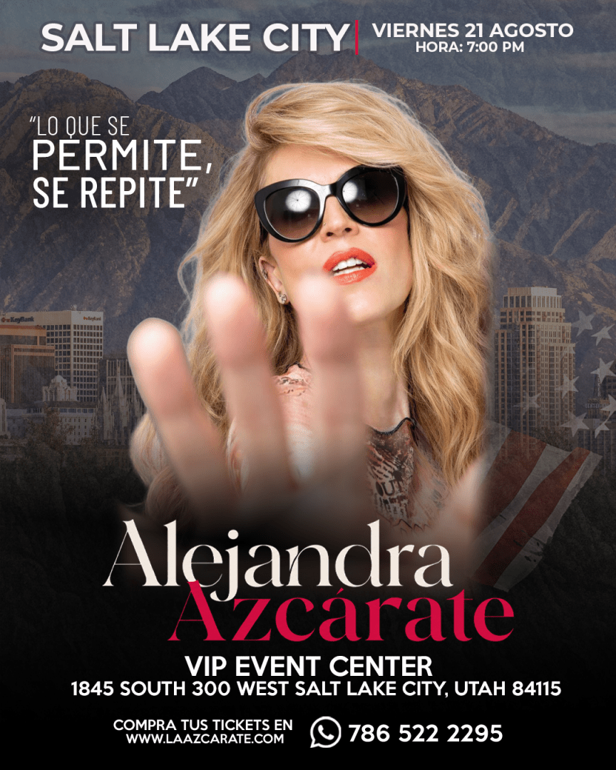 Alejandra Azcarate in Salt Lake City!