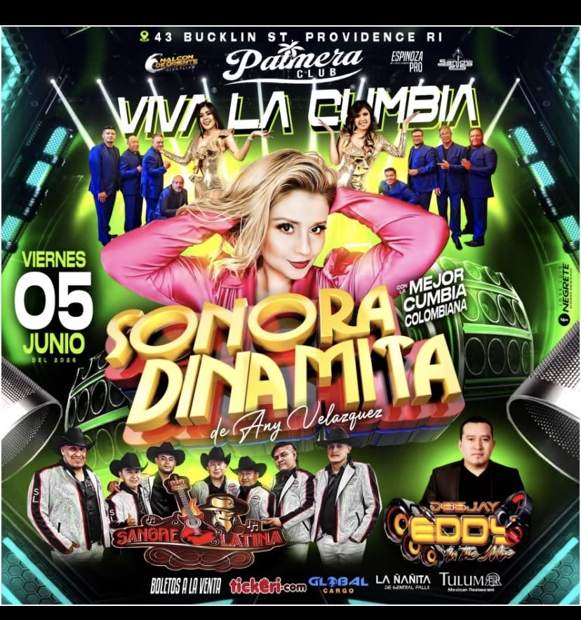 LA SONORA DINAMITA DE ANY VELASQUEZ Y GRUPO SANGRE LATINA