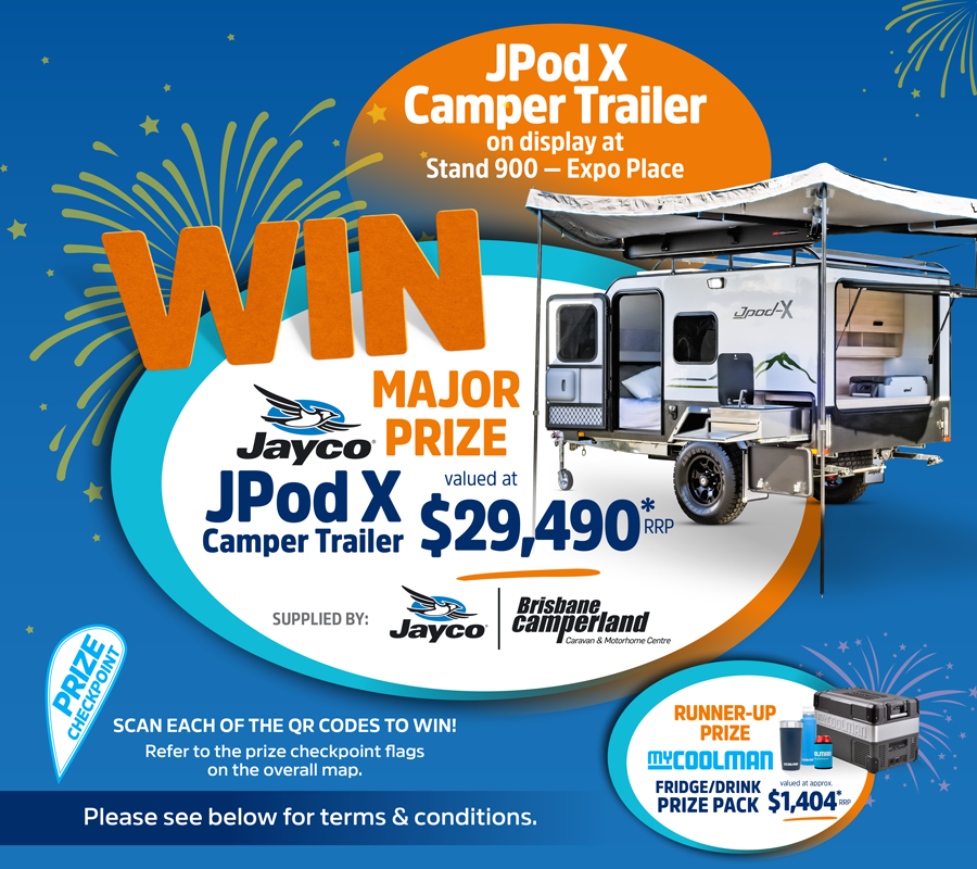 WIN A JAYCO JPODX Brisbane Camperland