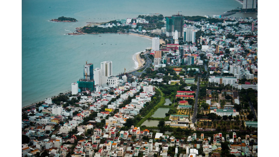nha trang city from the top