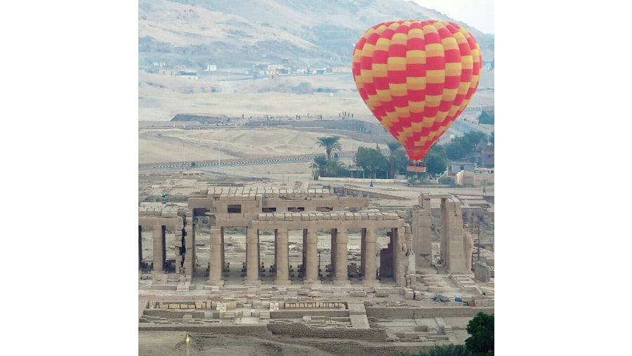 Hot Air Balloon Ride In Luxor, Egypt