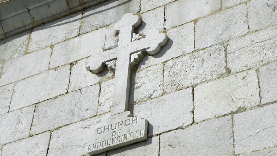 Cross at the Church of Annunciation