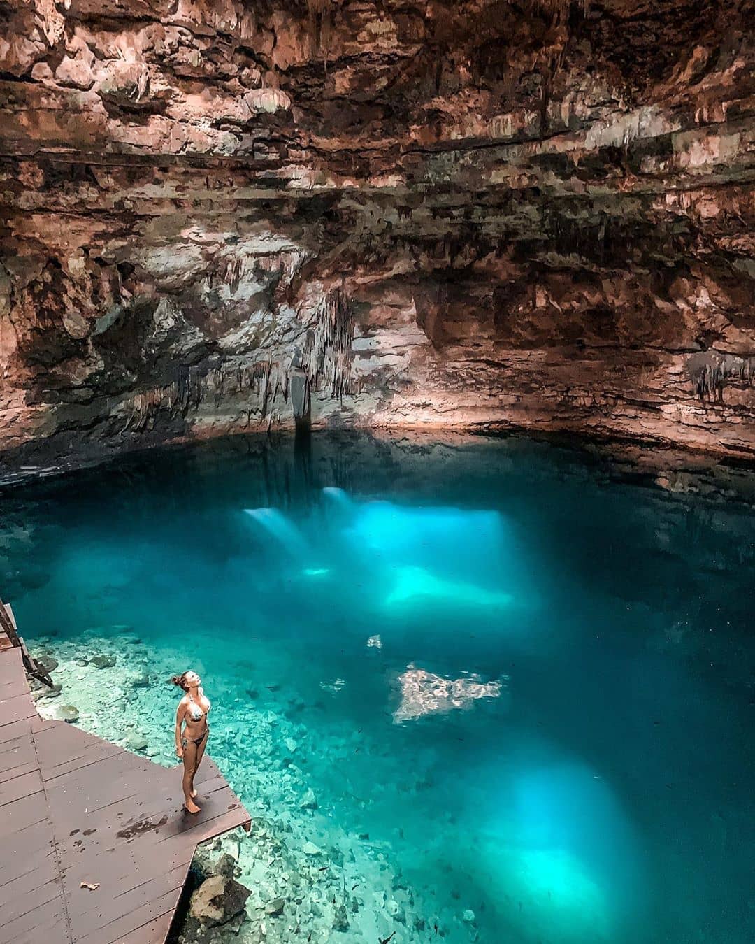 Cenote near Chichen Itza